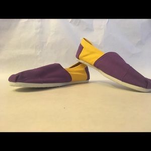 Purple & Gold Unisex Toms